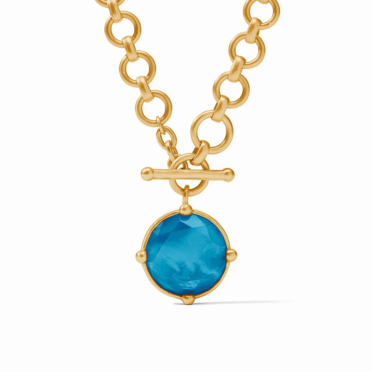 Julie Vos Honeybee Demi Necklace- Iridescent London Blue