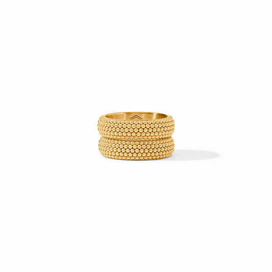 Julie Vos Beaded Eternity Duet Ring- Cabochon