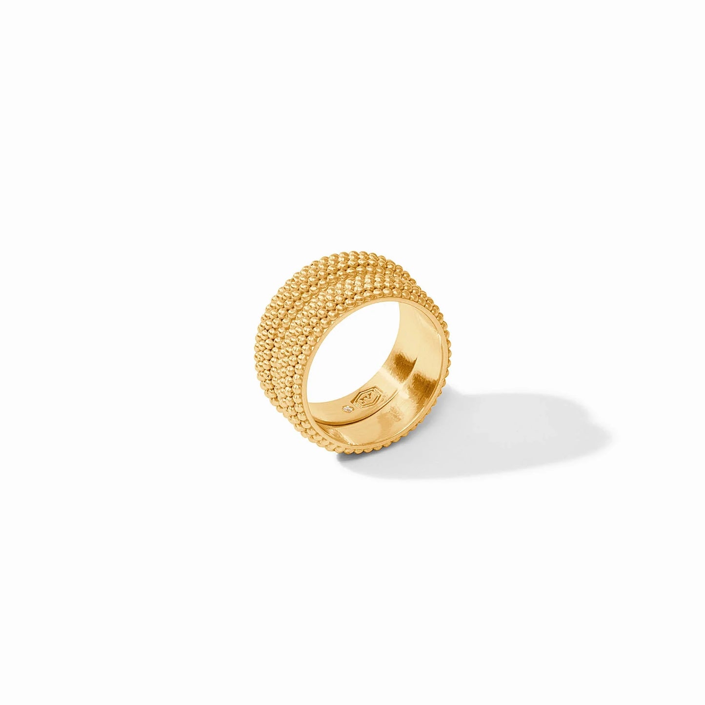 Julie Vos Beaded Eternity Duet Ring- Cabochon