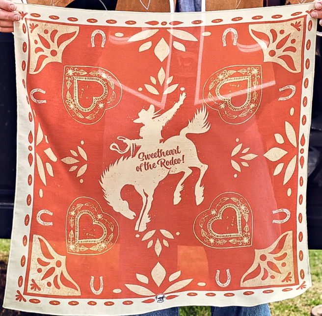 Sweetheart of the rodeo bandana fringe scarves