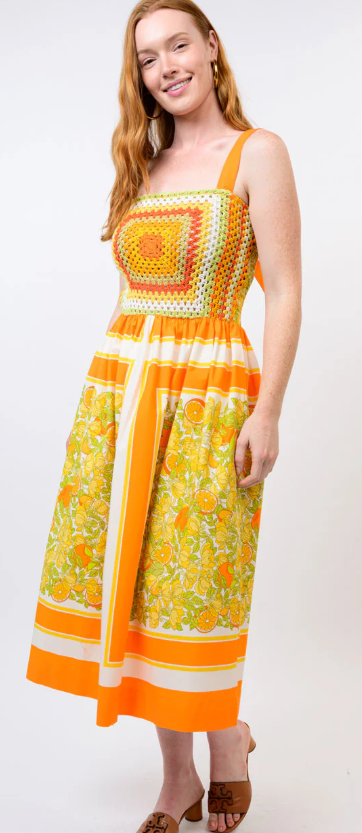 Uncle Frank Citrus Fruit Dress