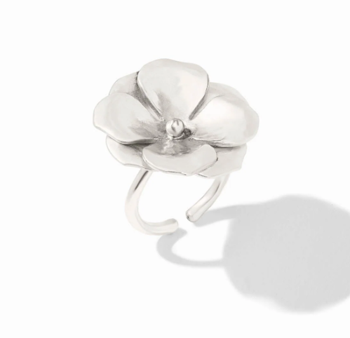 Julie Vos Bloom Statement ring- Silver