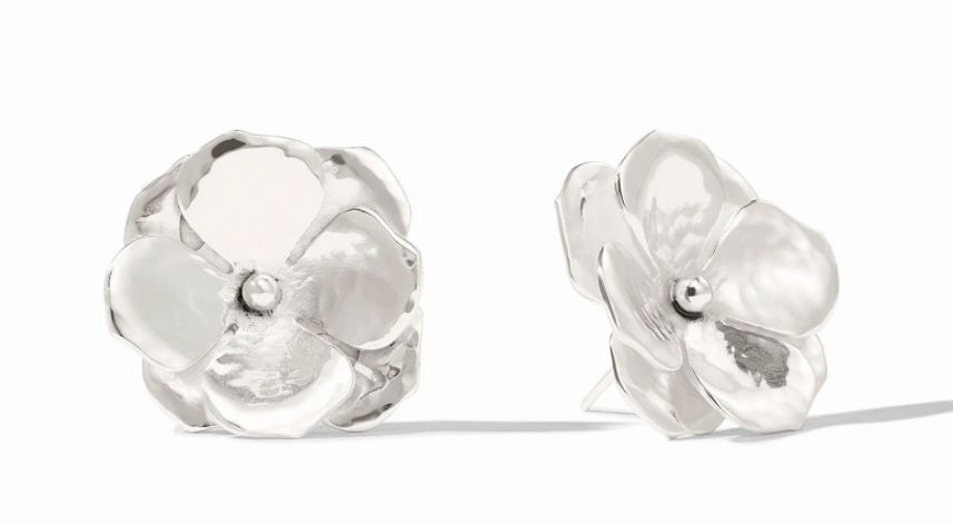 Julie Vos Bloom Statement Stud- Silver