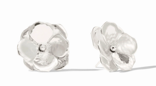 Julie Vos Bloom Statement Stud- Silver