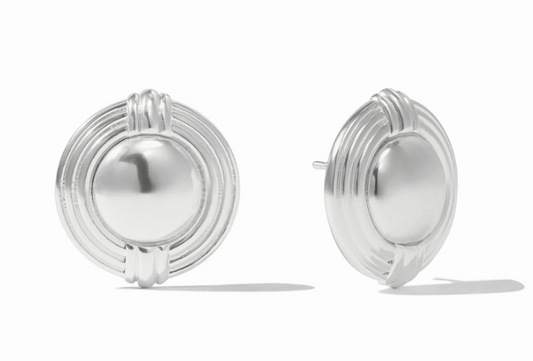 Julie Vos Portofino Statement Stud- Silver