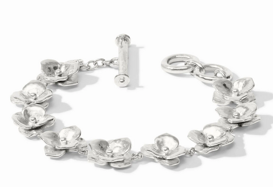 Julie Vos Bloom Bracelet-Silver