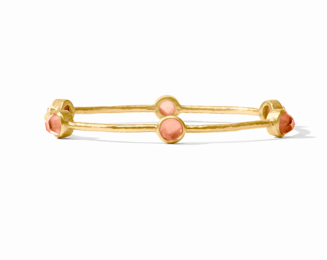 Julie Vos Milano Luxe Bangle- Iridescent Melon