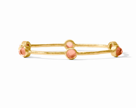 Julie Vos Milano Luxe Bangle- Iridescent Melon