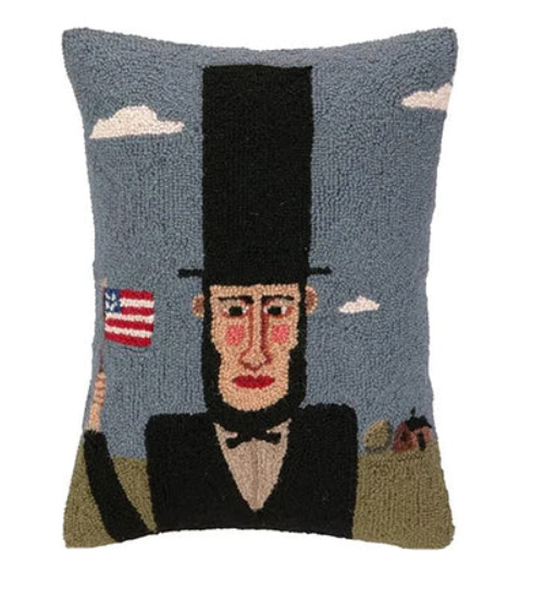 abraham lincoln hook pillow