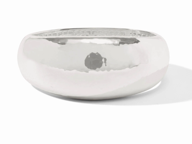Julie Vos Catalina Hinge Statement Bangle- Silver