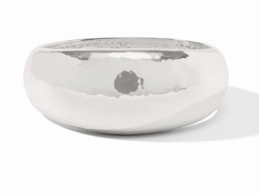 Julie Vos Catalina Hinge Statement Bangle- Silver