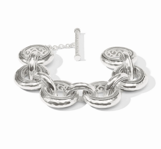 Julie Vos Cannes Link Bracelet- Silver