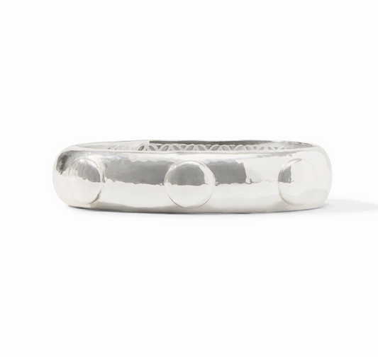 Julie Vos Solara Hinge Bangle- Silver