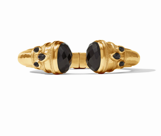 Julie Vos Cannes Cuff- Obsidian black