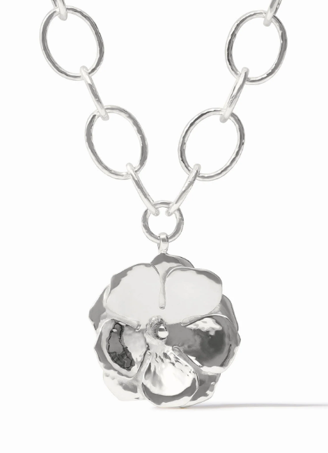Julie Vos Bloom Necklace- Silver
