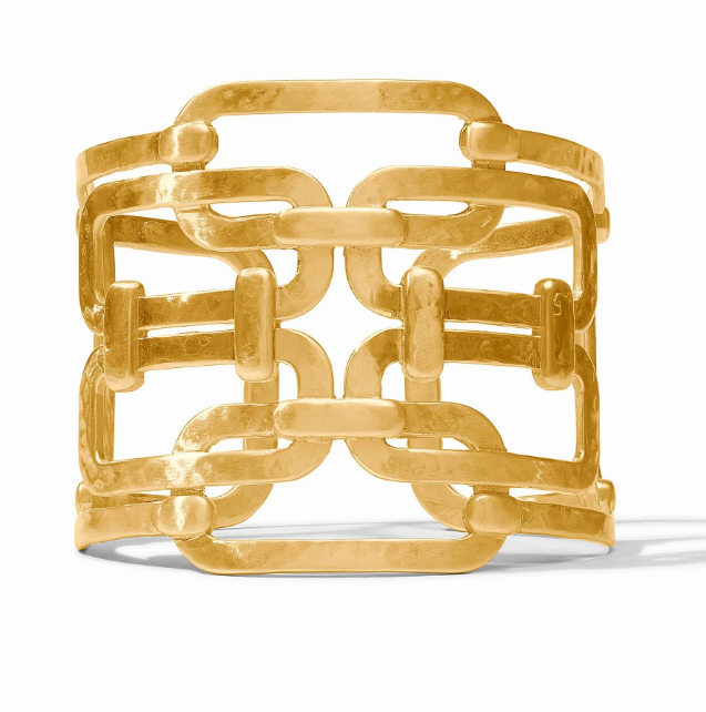 Julie Vos Sahara Statement Cuff- Gold