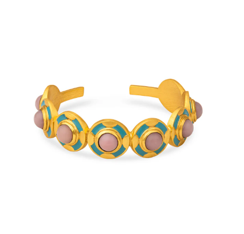 Christina Greene- Venice Pink Opal Cuff