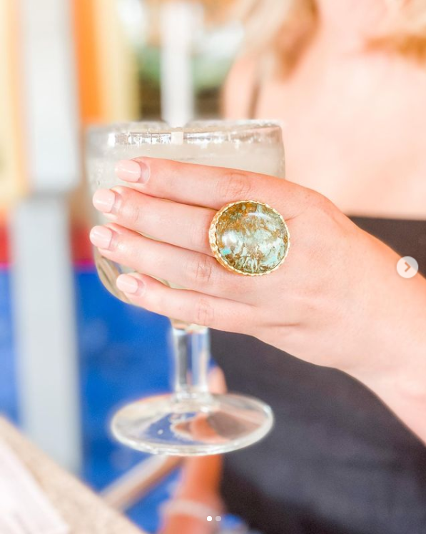 Christina Greene LLC - Statement Ring - Turquoise