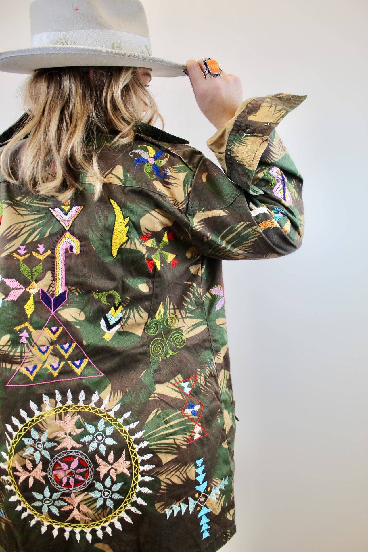 Chap and Graham Designs - Vintage Army Embroidered Jacket