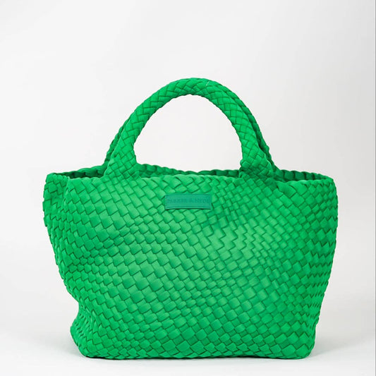 Parker & Hyde - Kelly Green Woven Tote