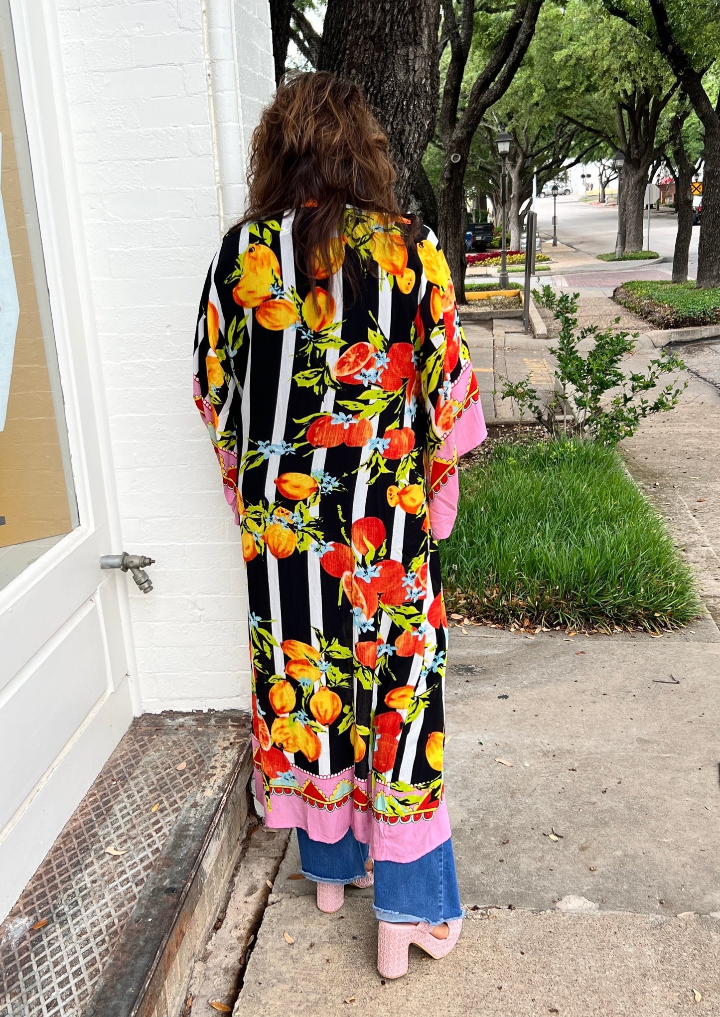 Ciao Bella Striped Kimono
