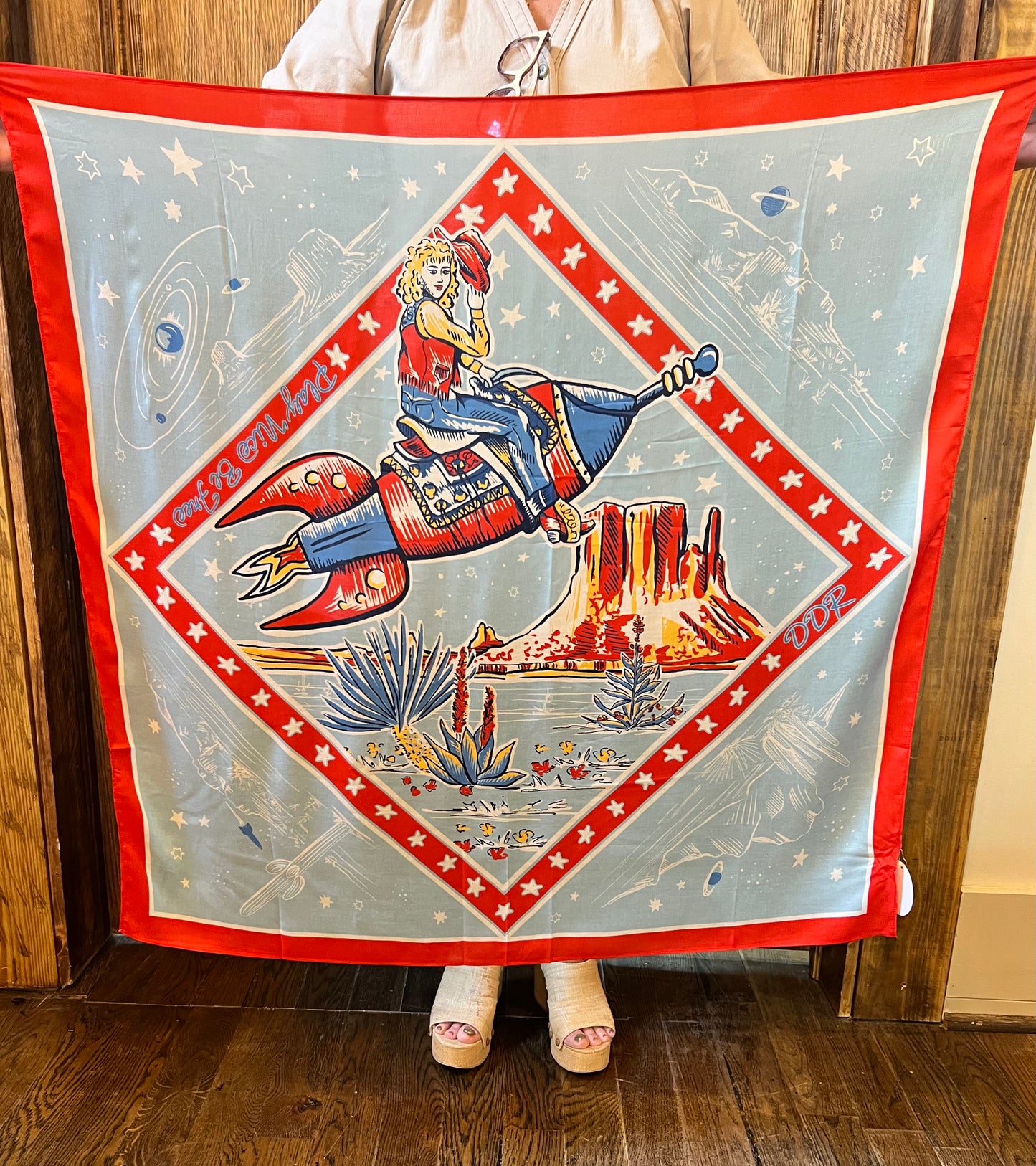 Double D Ranch- Over the Moon Scarf