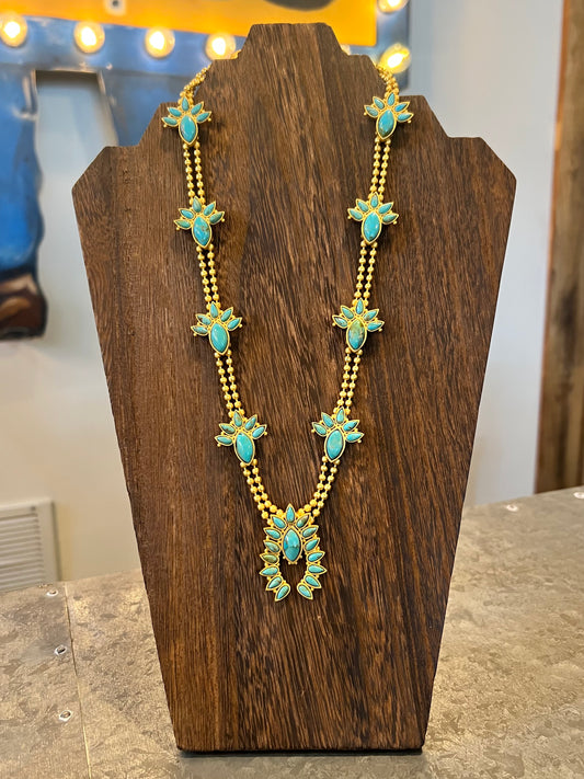 Christina Greene Sweet Squash Blossom Necklace