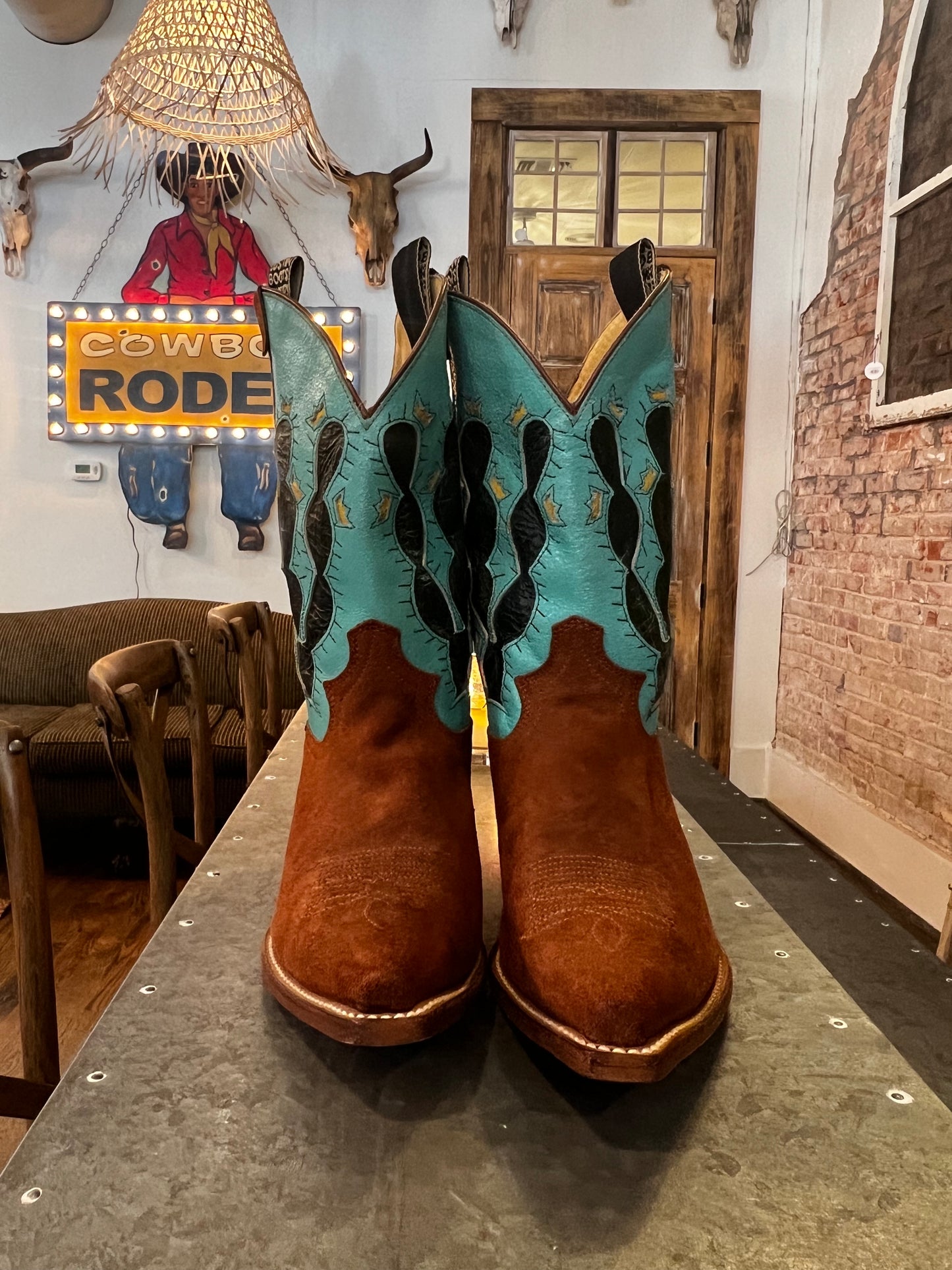 Vintage Cactus Boots