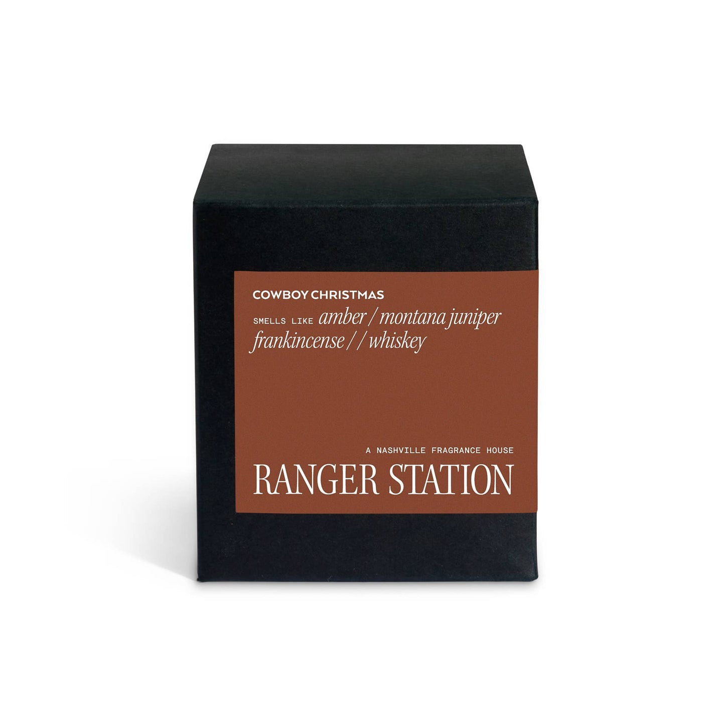 Ranger Station - Cowboy Christmas Candle: 11oz Rocks Glass
