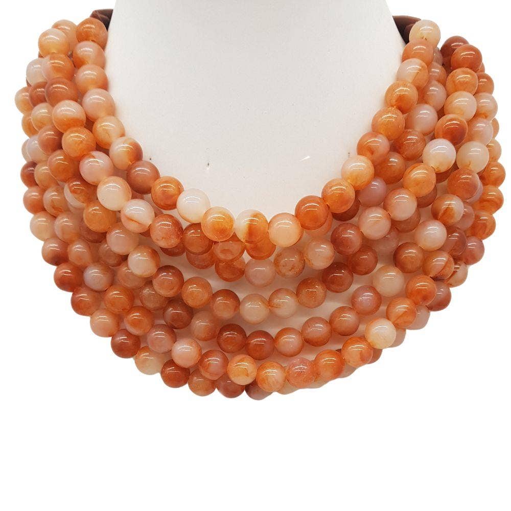 *BEST* NEW CHUNKY BEADED LAYERED MAGNETIC NECKLACE