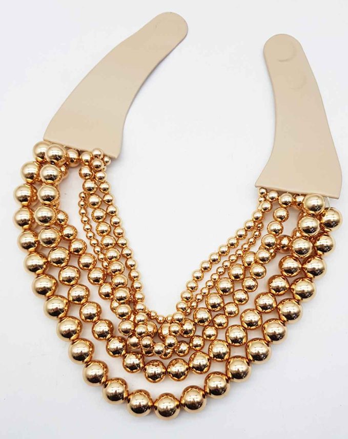 *BEST* NEW CHUNKY BEADED LAYERED MAGNETIC NECKLACE