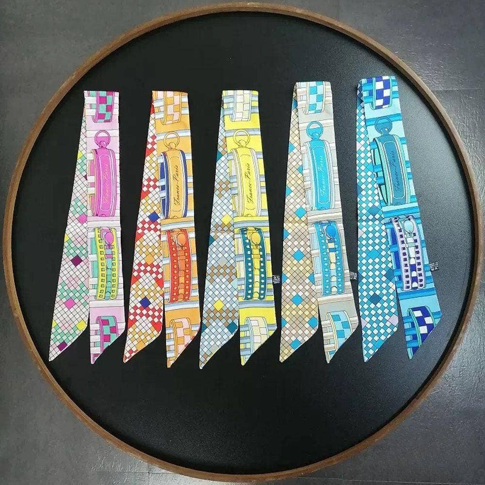 Multi Pattern Skinny Scarf SS-30029