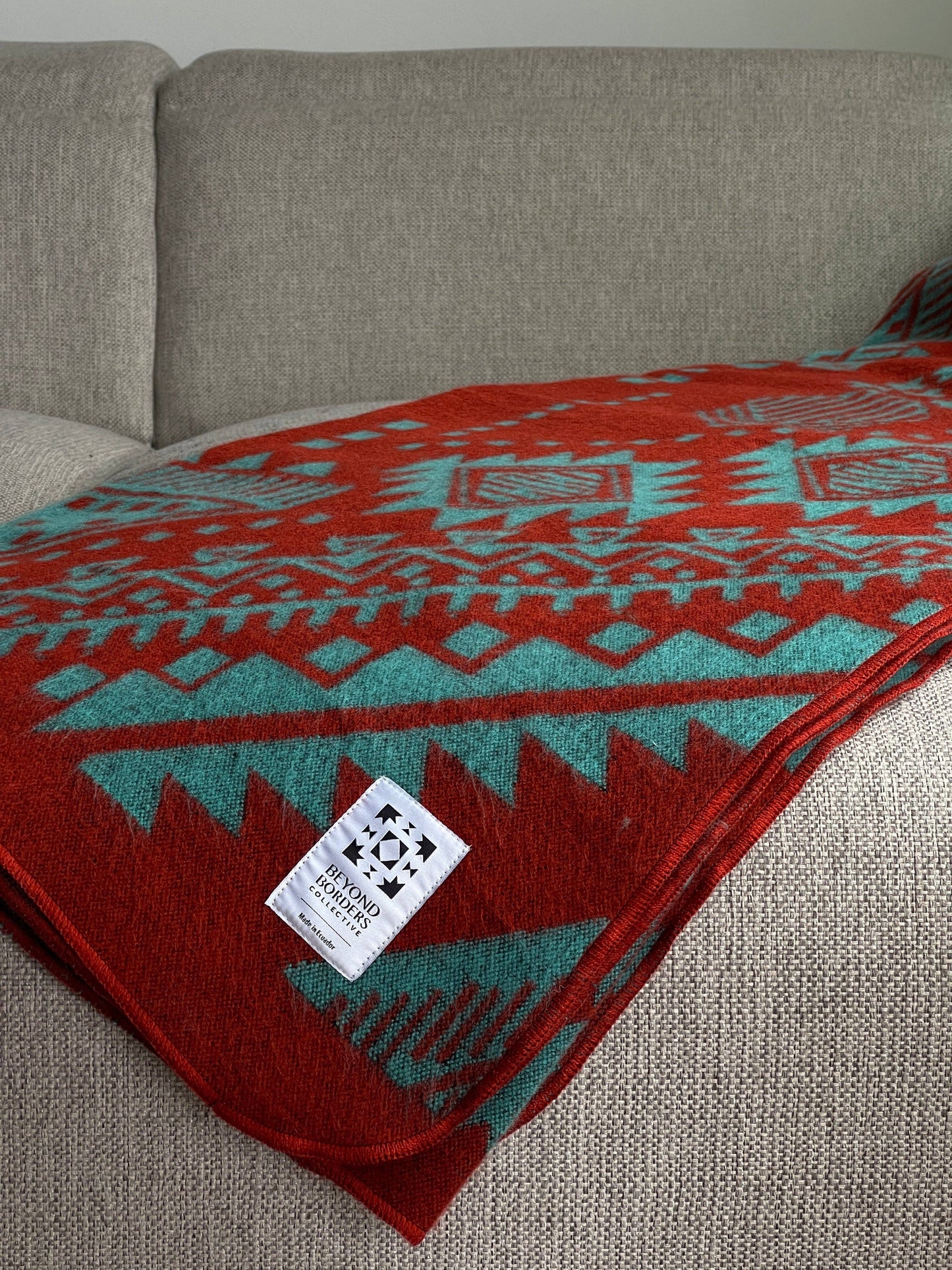 Beyond Borders Collective | Quito Blanket - Rust Orange
