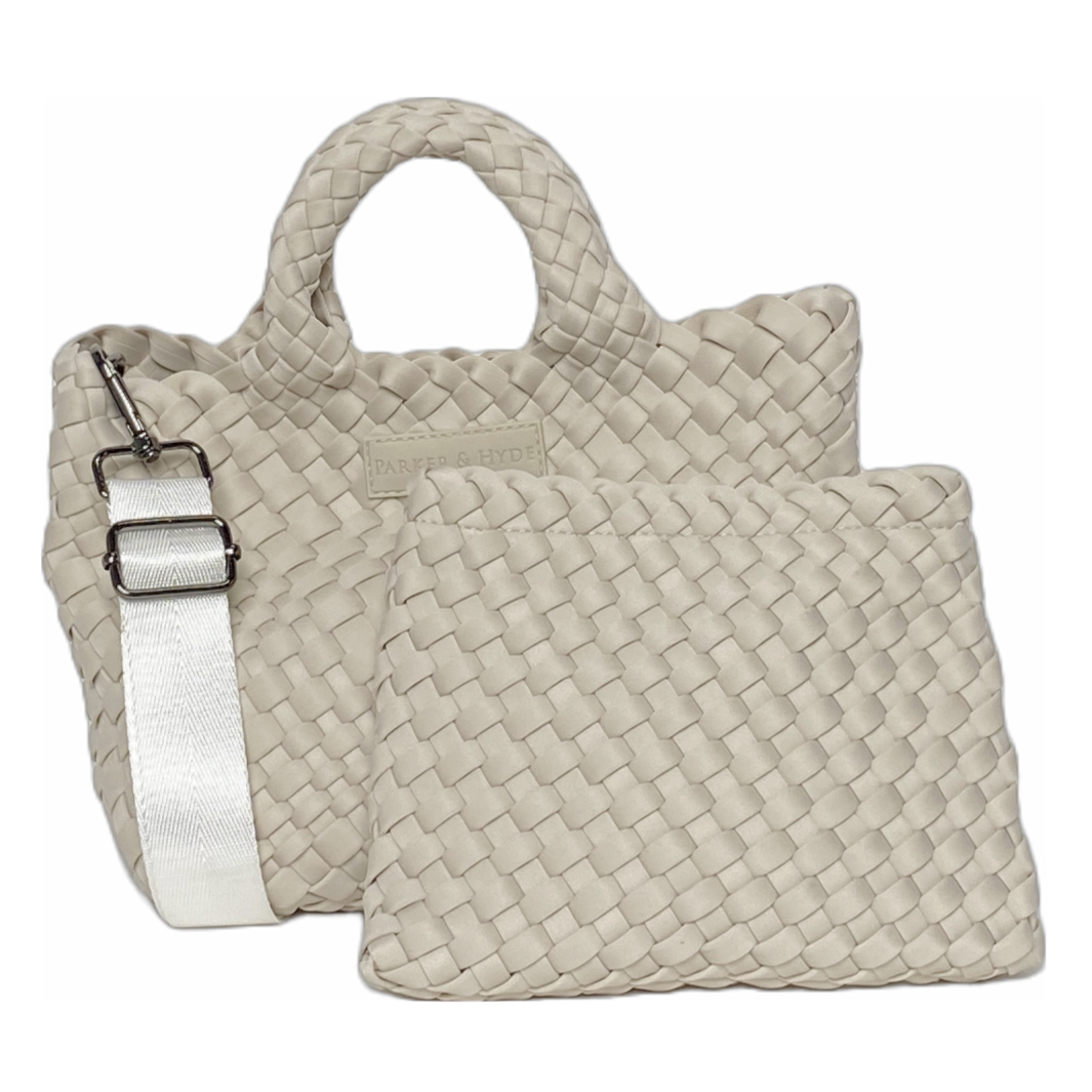 Parker & Hyde - Mini Woven Tote - Bone