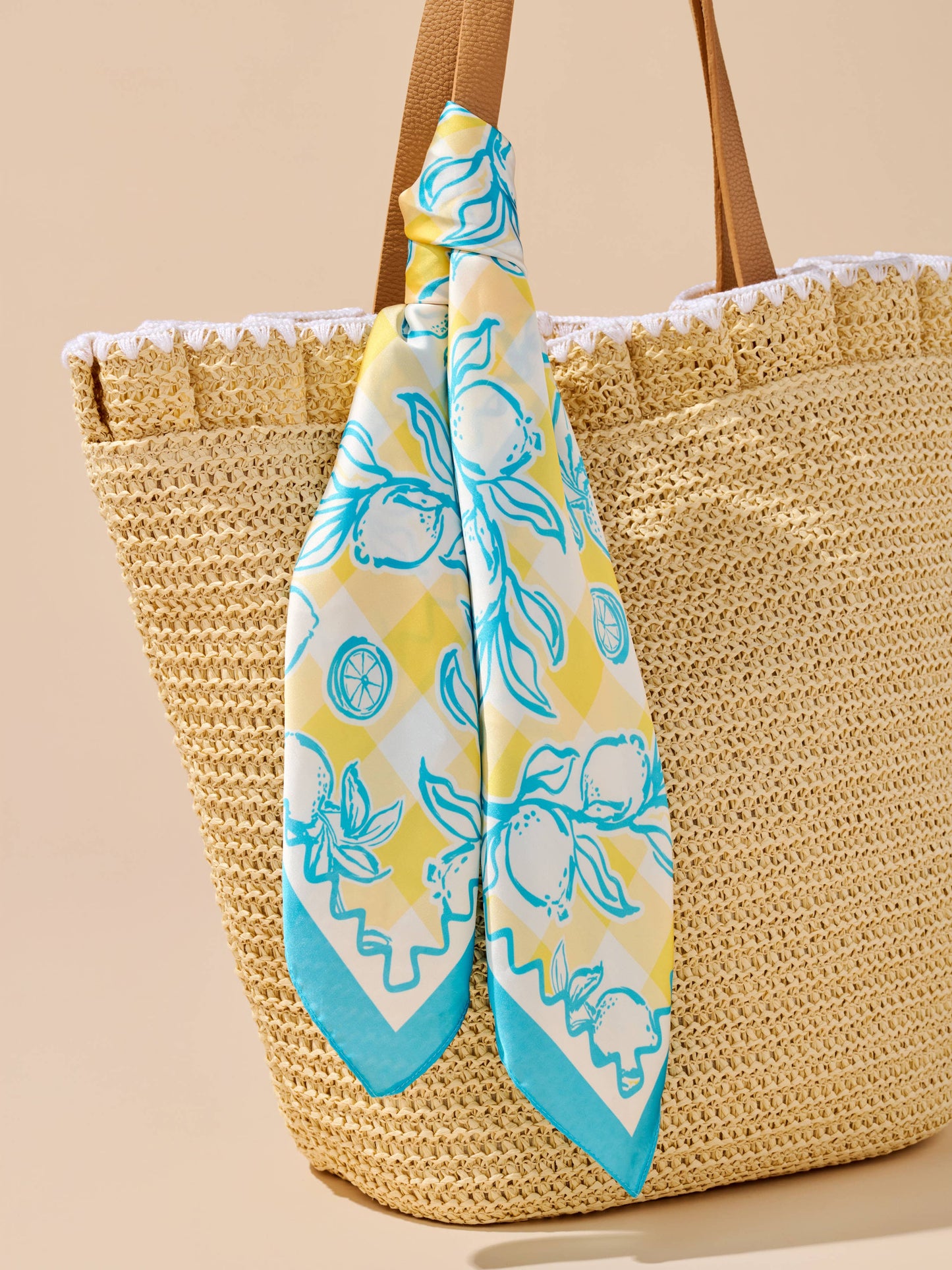 Lemon scarf yellow