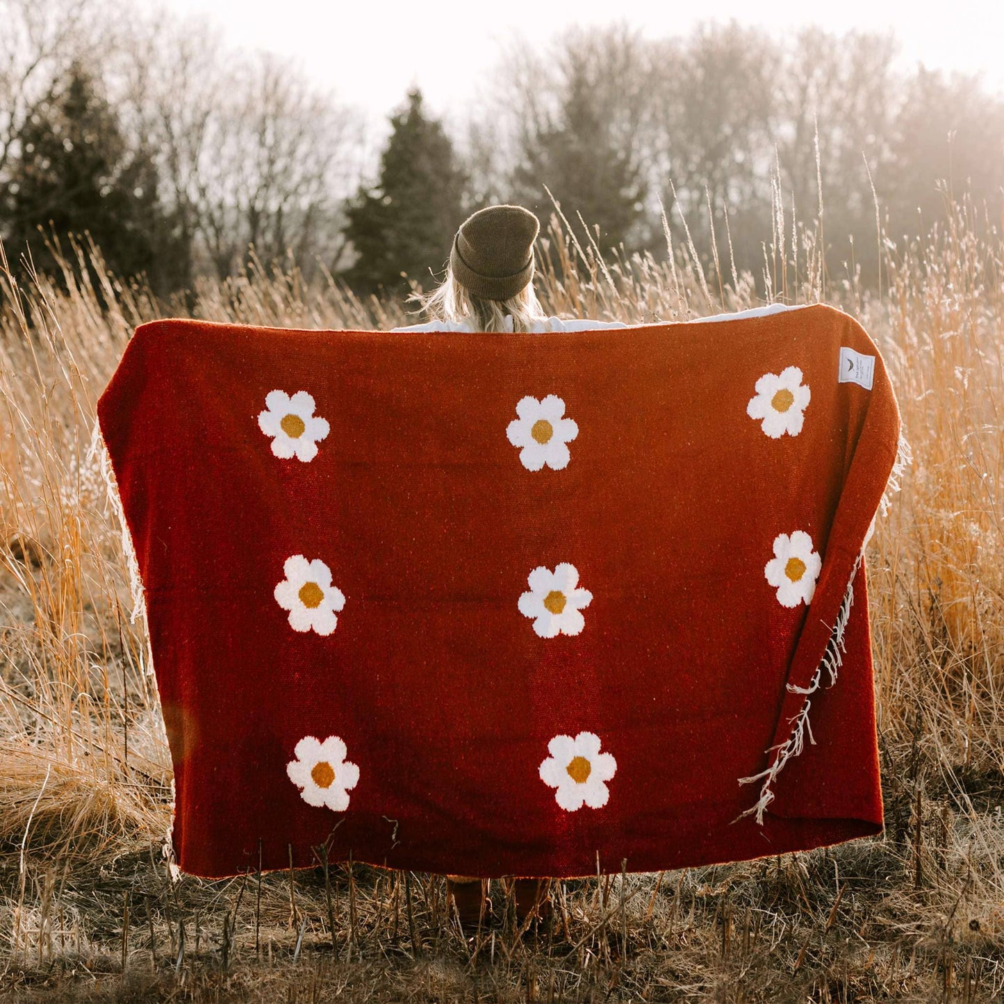 Trek Light - Handwoven Throw Blanket | Lazy Daisy