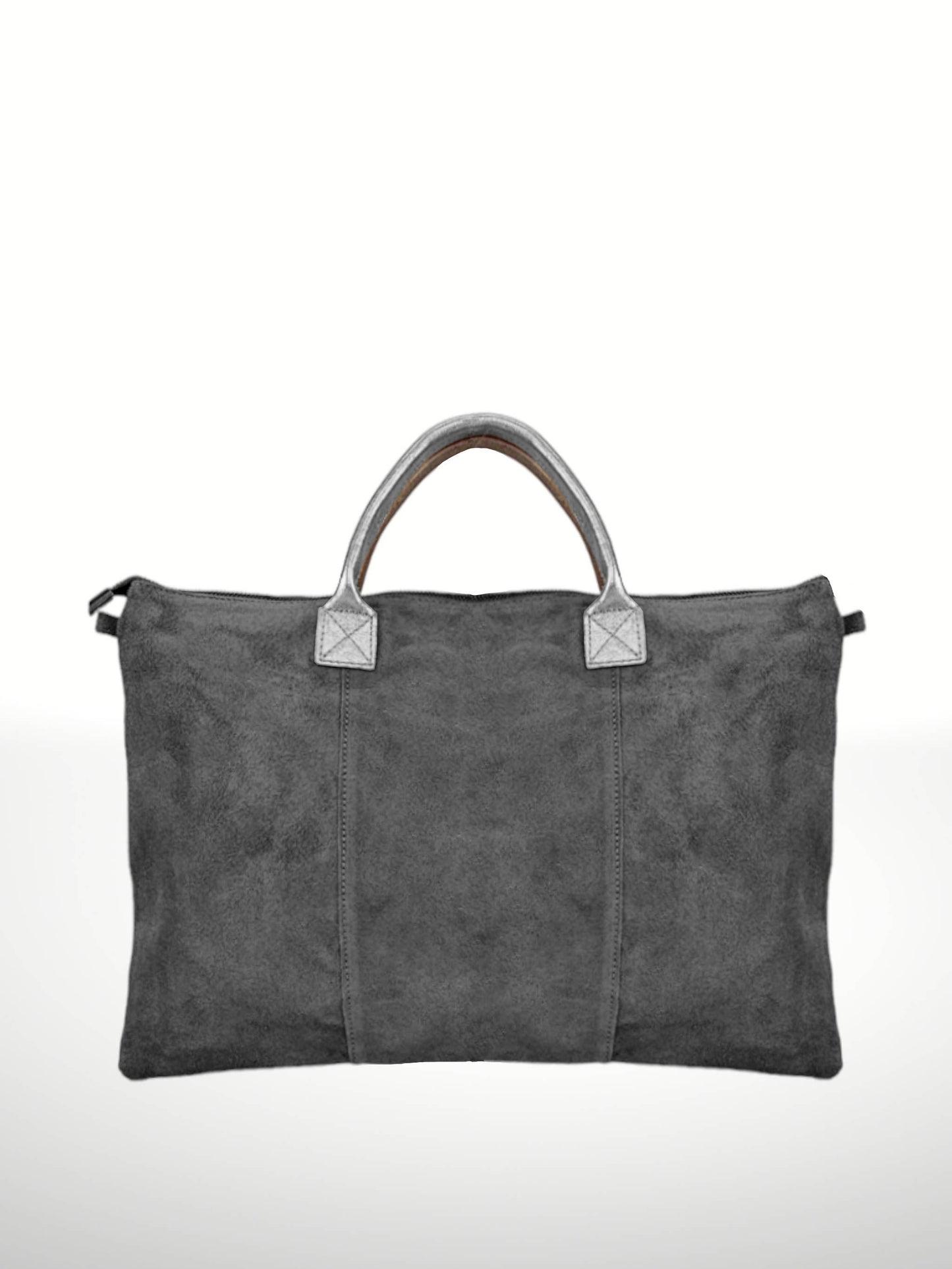 Milano met suede leather bags: Grey