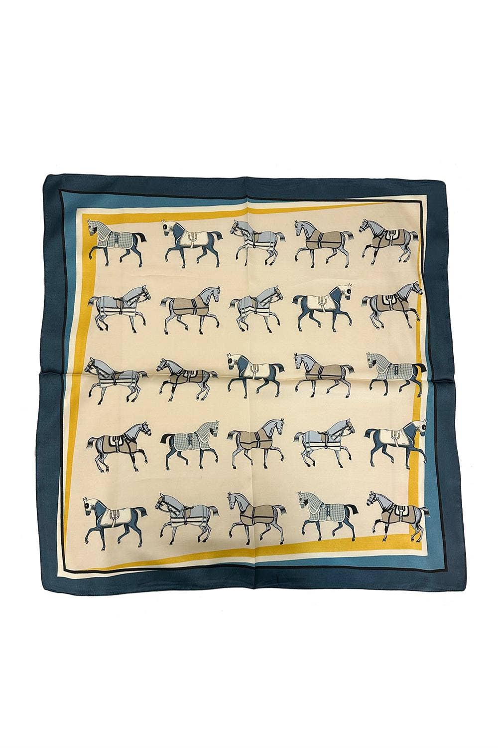 horse print bandana scarf