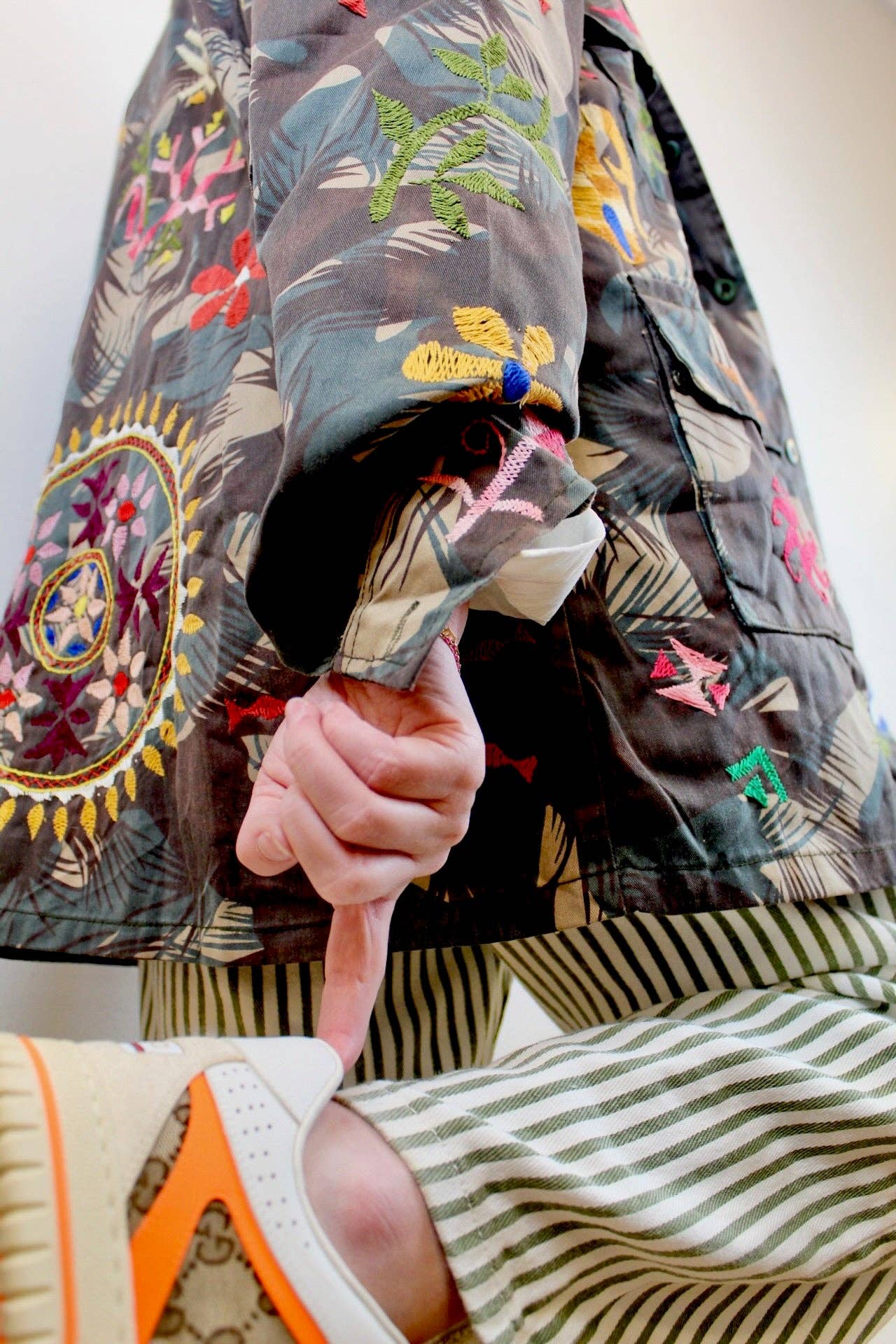 Chap and Graham Designs - Vintage Army Embroidered Jacket
