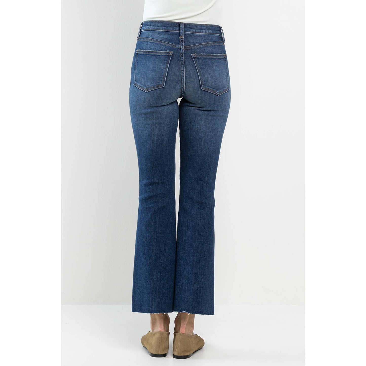 SneakPeek H RISE ULTRA STRETCH FIVE BUTTON SLIM KICK FLARE