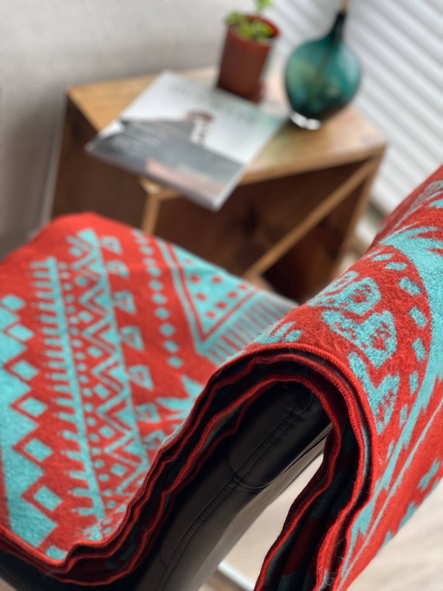 Beyond Borders Collective | Quito Blanket - Rust Orange