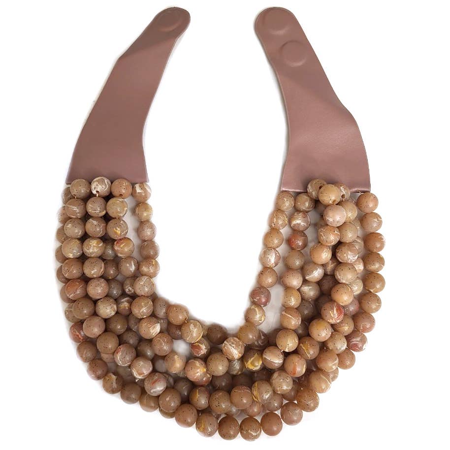 *BEST* NEW CHUNKY BEADED LAYERED MAGNETIC NECKLACE