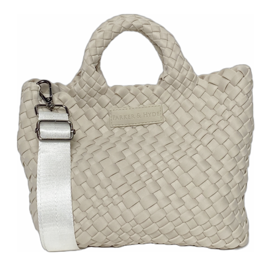 Parker & Hyde - Mini Woven Tote - Bone