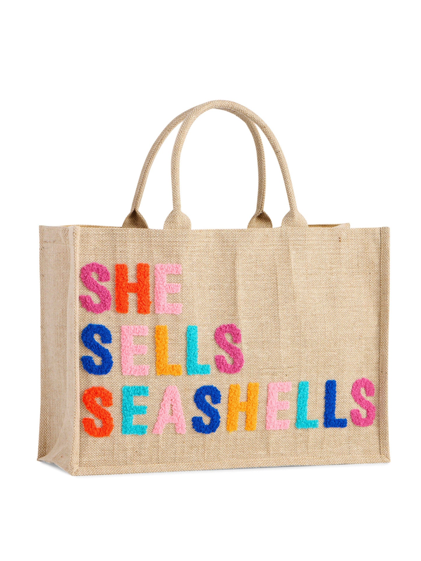 SHE SELLS SEASHELLS" BEACH BAG