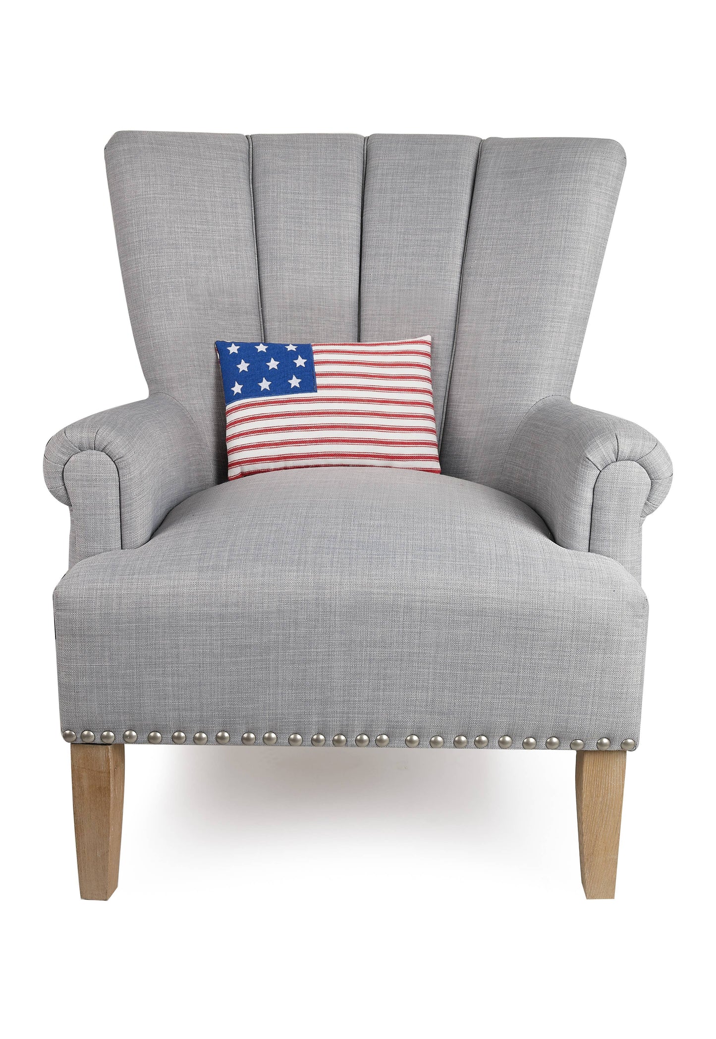 Flag Embroidered Pillow