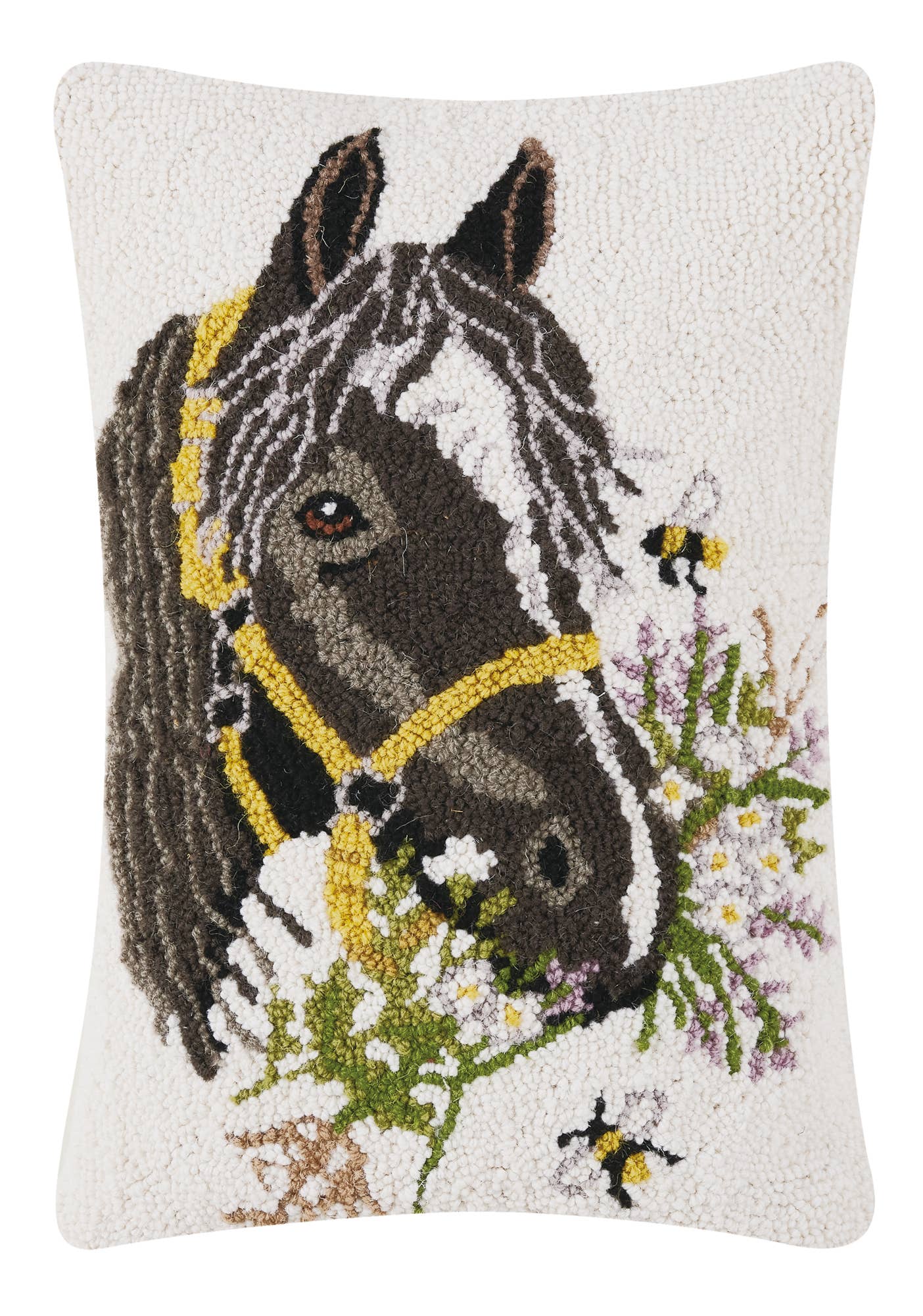 Yellow Bridle Horse Hook Pillow