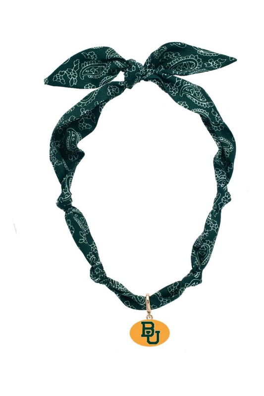 Canvas Style - Baylor Bears Logo Bandana Scarf Necklace