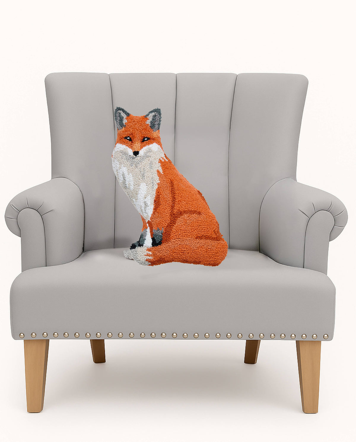 Shaped Fox Hook Pillow