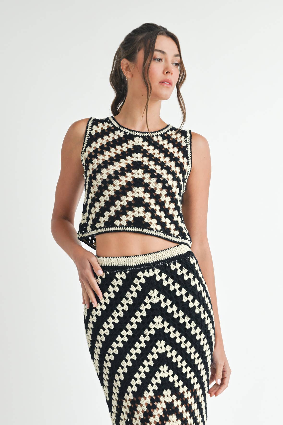 Endless Blu - Crochet Top