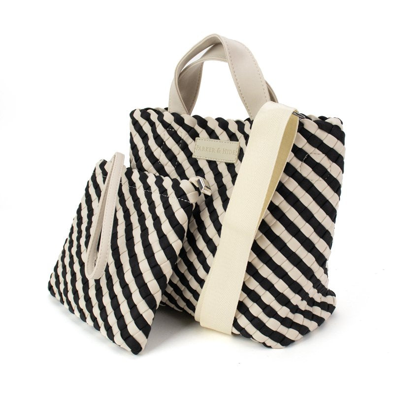 Parker and Hyde Hampton Mini Tote- Black